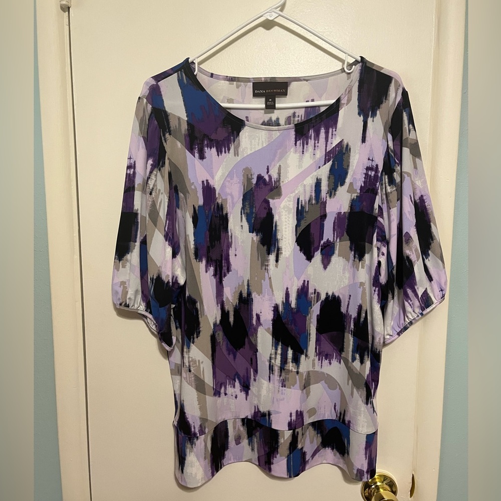 Dana Buchman Multicolor top size medium